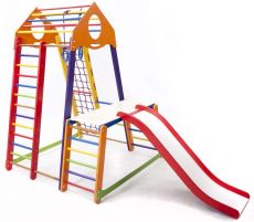 Дитячий спортивний комплекс SportBaby BambinoWood Color Plus 1-1